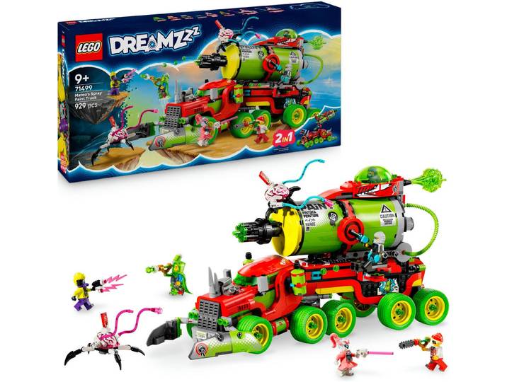 LEGO® Mateos Sprühdosen-Truck (71499), LEGO DREAMZzz Konstruktionsspielsteine, (929 St), Made in Europe