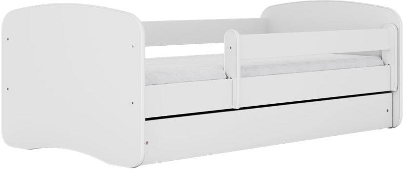 Zipcode Design Cicero Drawer Convertible Bed and Mattress White Toddler (70 x 140cm)