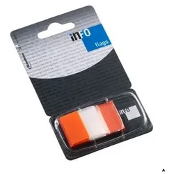 Orange INFONOTES-Registerkarten