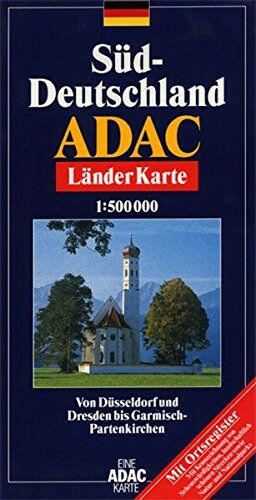 Collectif - ADAC Karte, Süddeutschland (ADAC Länderkarten) - Preis vom 09.10.2026 07:28:09 h