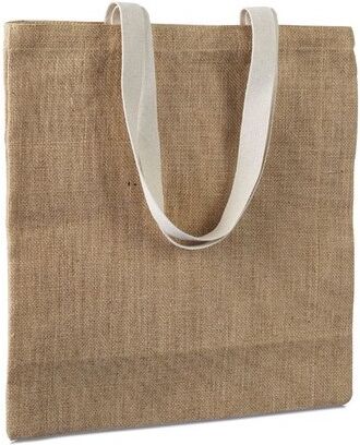 Sac publicitaire provisions en jute Juhu jute beige