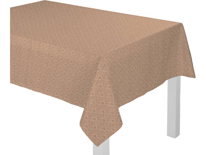 Tischdecke ADAM Urban Cactus Gr. 2, braun, B:80cm L:80cm, Bio-Baumwolle, Tischdecken, Tischdecke, aus 100% Bio-Baumwolle