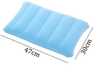 Uplift Treasures Inflatable Travel Camping Air Pillow light Blue 18.5 * 11.81 In