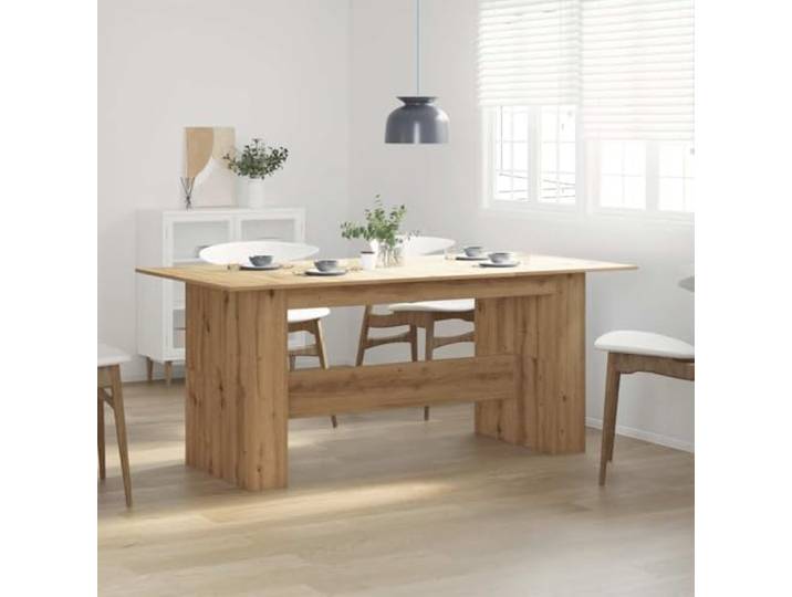 HEFZGDB Esstisch Artisan-Eiche 180x90x76 cm Holzwerkstoff Tischplatte für Esszimmer Küche Langlebig Stabil Feuchtigkeitsbeständig Pflegeleicht