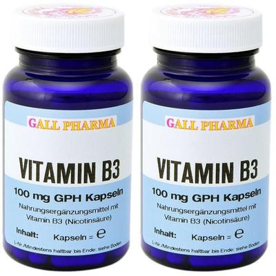 Vitamin B3 100 mg GPH Kapseln x2 2x180 St