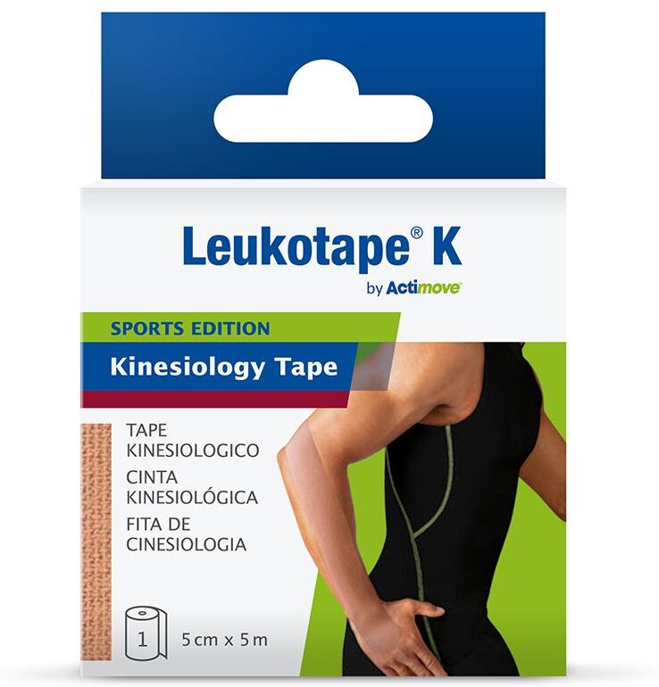 ESSITY ITALY SpA Actimove Sports Edition Leukotape K Tape Kinesiologico Color Carne, 1 pezzo