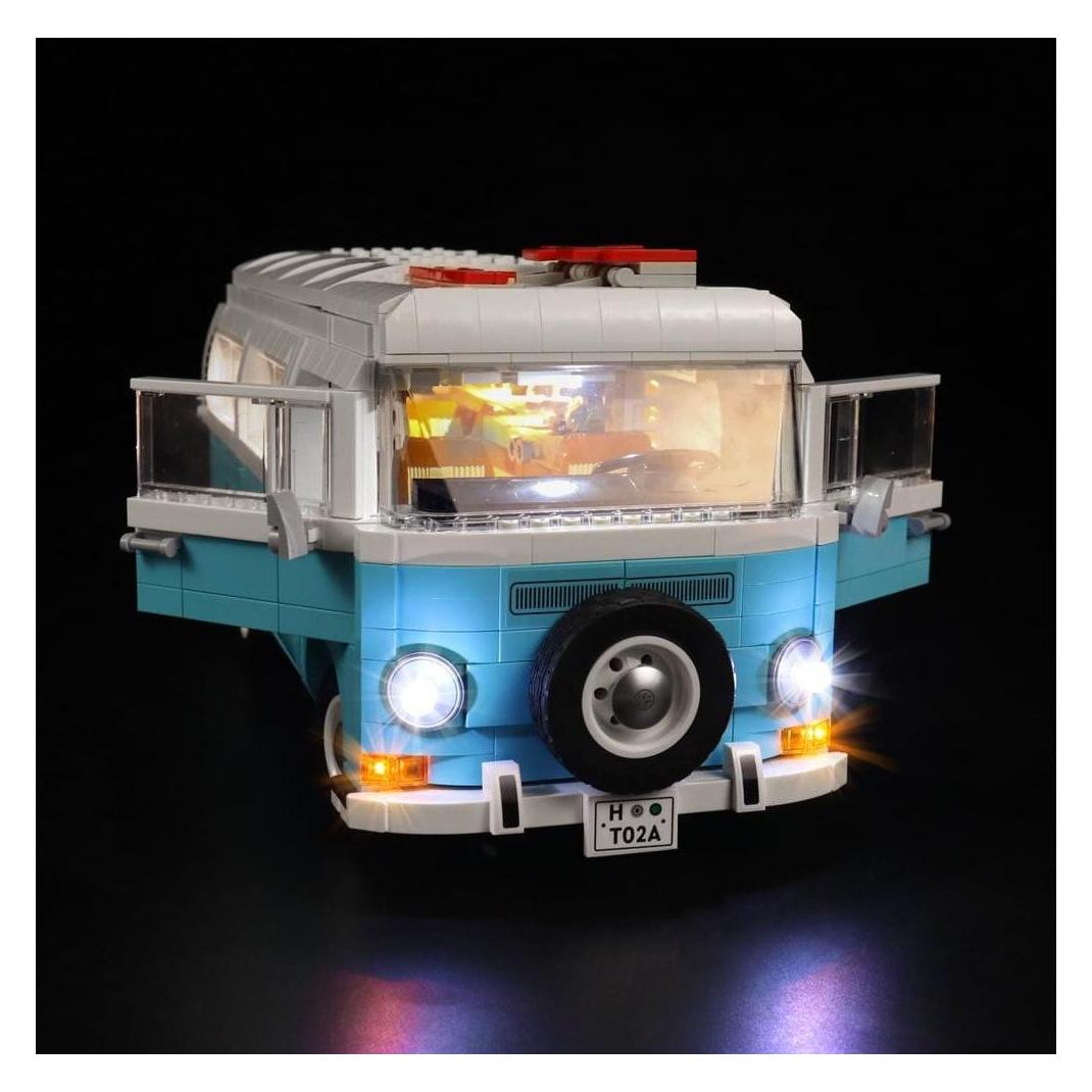 BrickBling LED Licht Set für LEGO VW T2 Camper Van (10279) inkl. Fernbedienung (P26202)