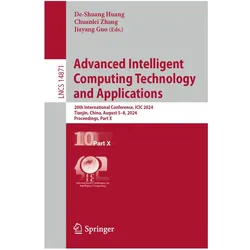 Advanced Intelligent Computing Technology and Applications, Fachbücher von Jiayang Guo, Chuanlei Zhang, De-Shuang Huang