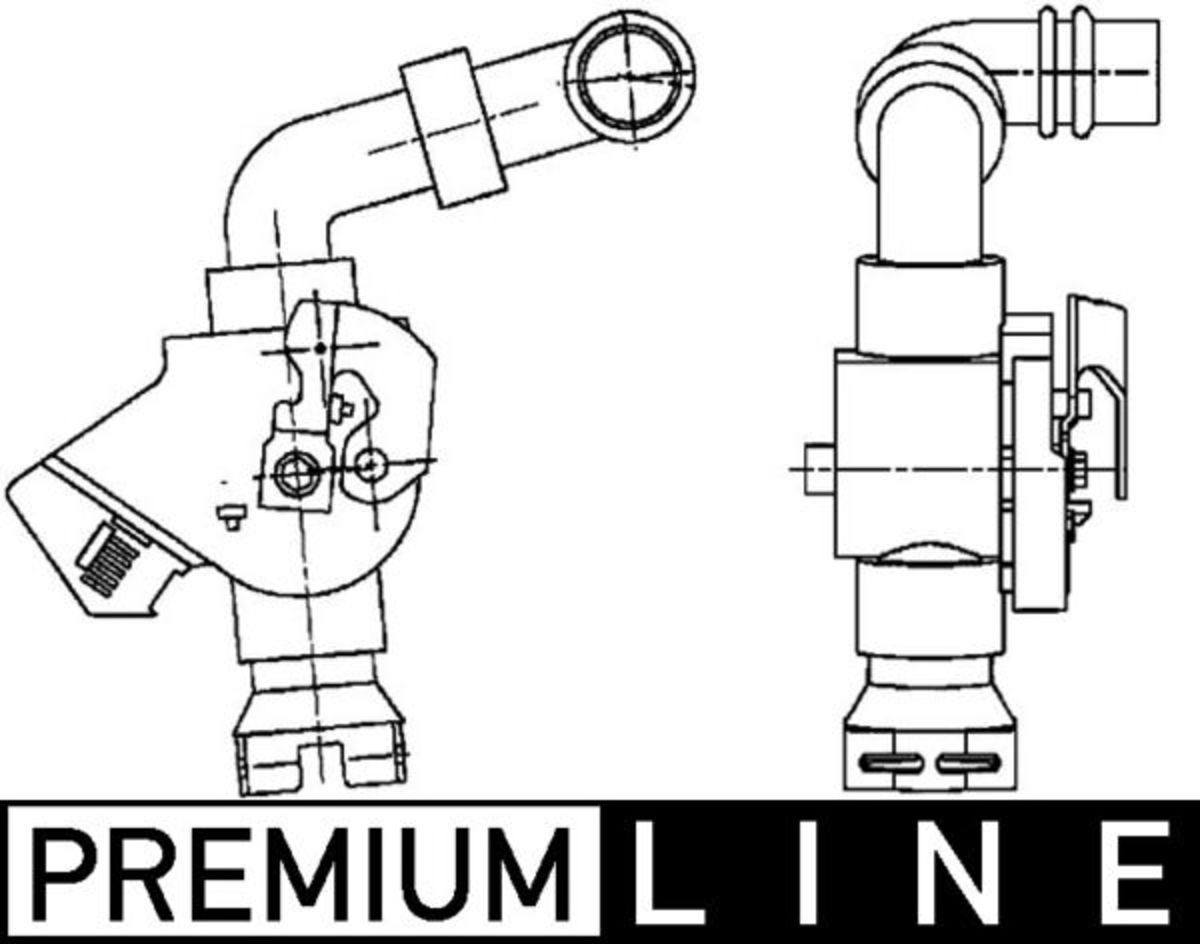 Kühlmittelregelventil MAHLE CV 2 000P