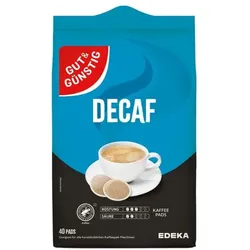 Gut & Günstig 40er-Pack entkoffeinierte Kaffepads »Decaf« 280 g