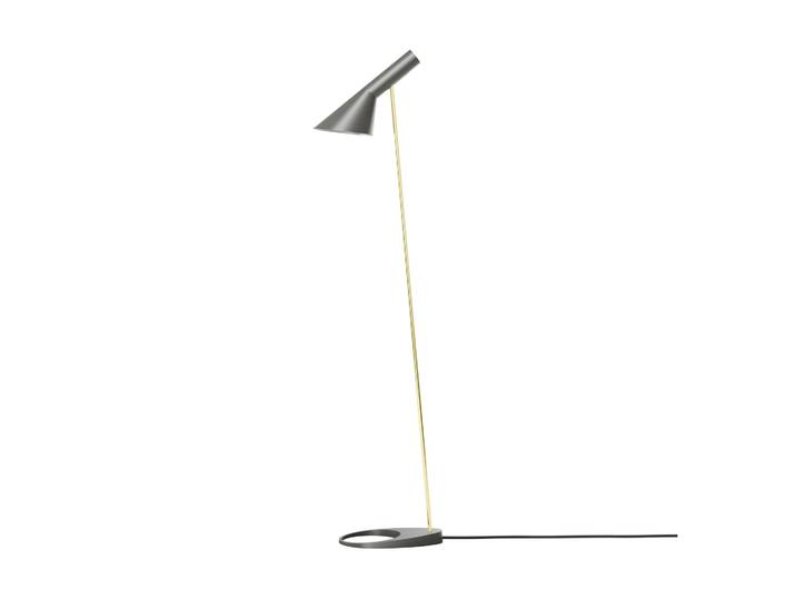 Louis Poulsen AJ Stehleuchte Brass-warm grey