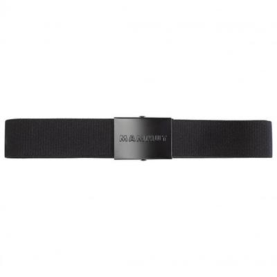 Mammut - Mammut Logo Belt - Gürtel Gr 110 x 3,8 cm schwarz/grau