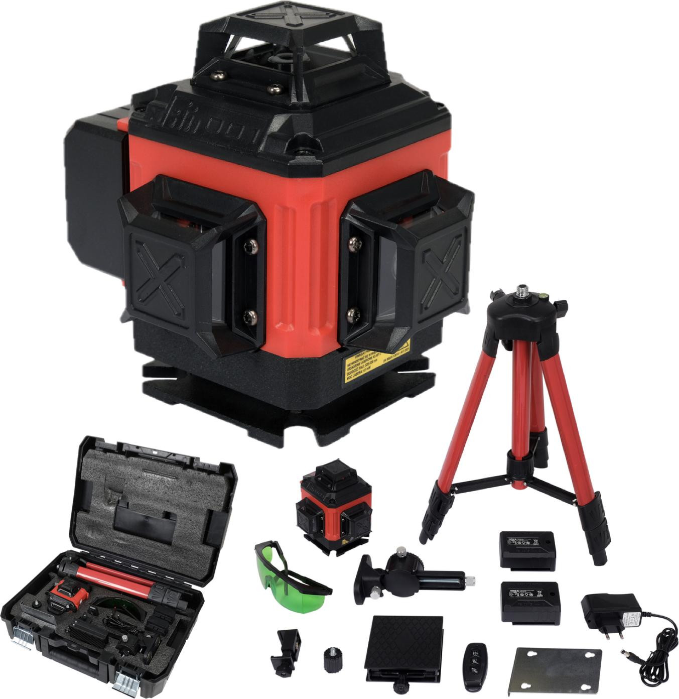 Yato groene laser met 16 lijnen en 4D-functie inclusief accessoires