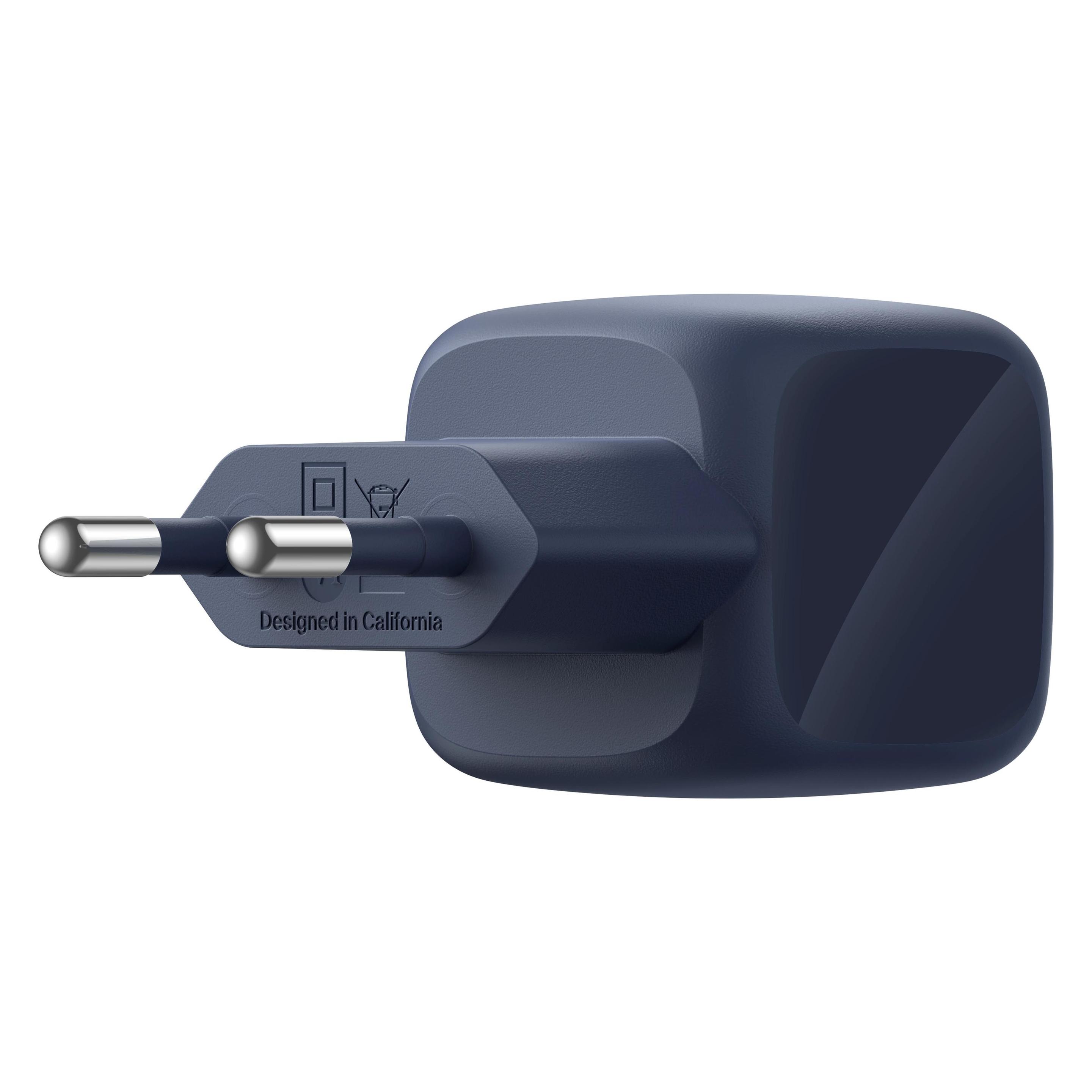 Belkin BOOST Charge USB-C/USB-C 30WLad.PD,in+Kab.WCA008kq2MBL-B6 (30 W, 1 Port) (WCA008KQ2MBL-B6)