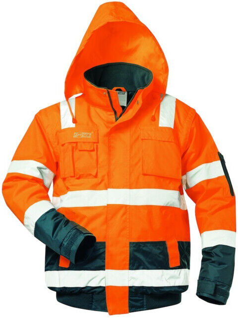 SAFESTYLE Veste de signalisation Jonas, T2XL, orange/bleu