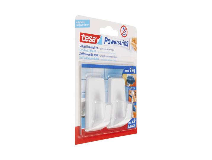 Tesa Powerstrips Haken Large 2 Stück