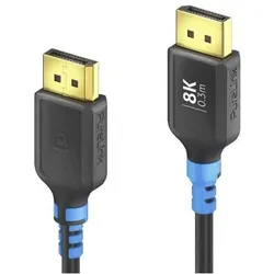 Purelink FlexInstall Kabel FI-DP100-020-PCK DisplayPort - DisplayPort, 2 m (2 m), Videokabel, Blau, Schwarz