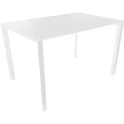 Profilo Konferenztisch 80x120 cm Compactop-Platte Weiß