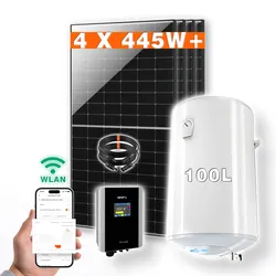 PVundSO Warmwasserset SOL-THOR mit 100 l Boiler und 4 Solarmodulen