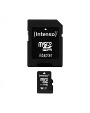 Intenso Class 10 Flash-Speicherkarte microSDHC/SD-Adapter inbegriffen 16 GB (3413470)