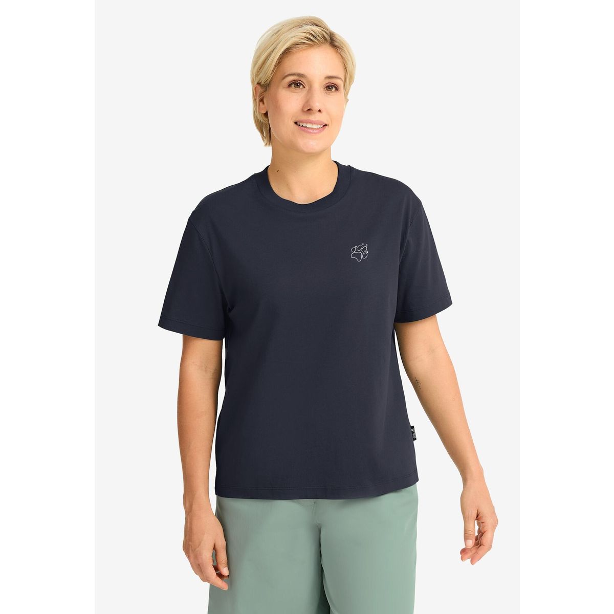 Jack Wolfskin Curious T W plant dark navy (T0418) L A65755_T0418_A10