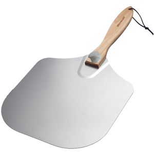 Westmark Pizzaschieber Paolo 32452260, 30,5 x 61 cm, aus Aluminium mit Holzgriff