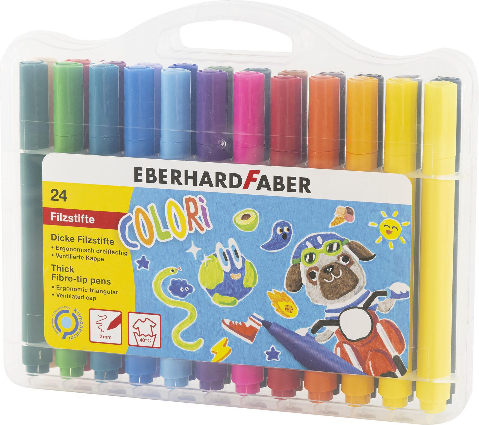 EBERHARD FABER Filzstifte Mehrfarbig 0.2 mm 551224