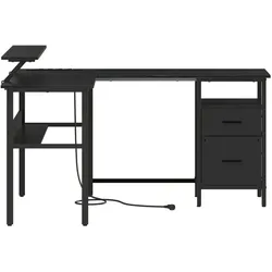 Computertisch   ¦ schwarz ¦ Maße (cm): B: 150 H: 90