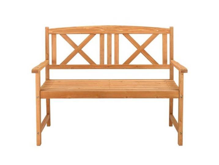 ALIGHTUP - Banc de jardin Banquette d'extérieur en sapin avec dossier en sccoudoirs 116.8x59x90cm