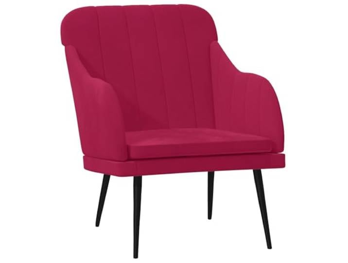 Makastle Sessel Weinrot 63x76x80 cm Samt