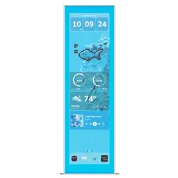 HYTE Y70 Touch Display Upgrade blueberry milk blau