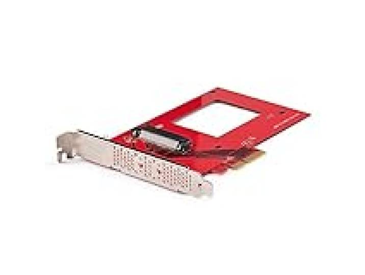 StarTech Adaptateur U.3 vers PCIe 4.0 x4 pour SSD NVMe 2,5 , SFF-TA-1001