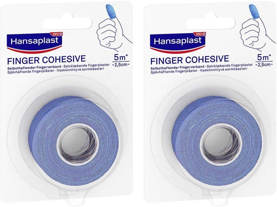 Hansaplast Fingerverb.selbsthaft.2,5 Cmx5 M Blau 2x1stk