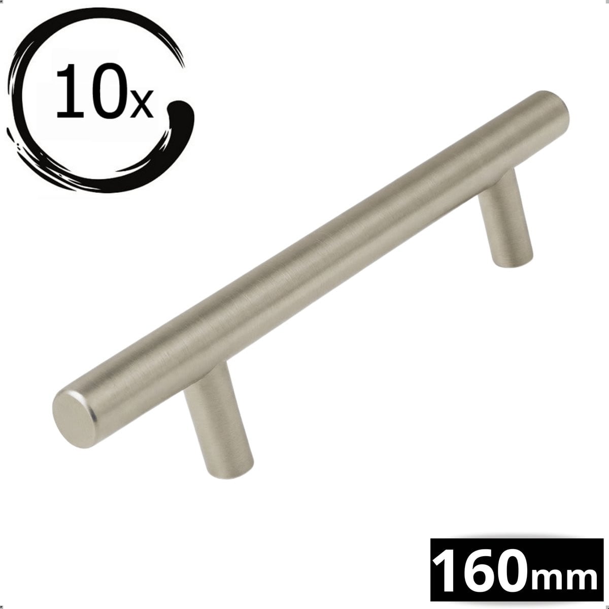 10x Denver Handgreep RVS 160mm