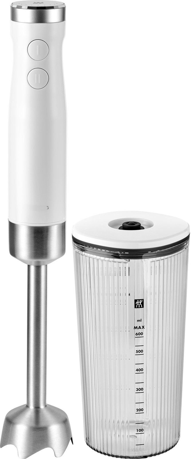 ZWILLING Enfinigy Staafmixer met AC-motor, Zilver-wit