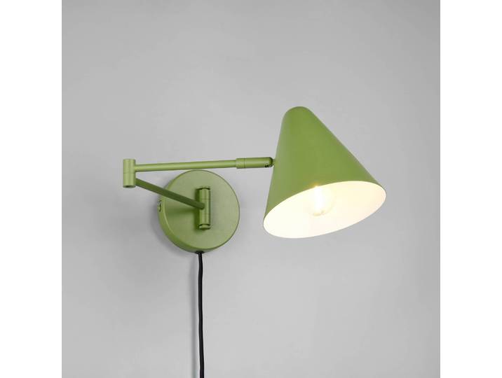 Trio Lighting Wandleuchte Cosima, grün, für Wohn- / Esszimmer, Metall, Modern