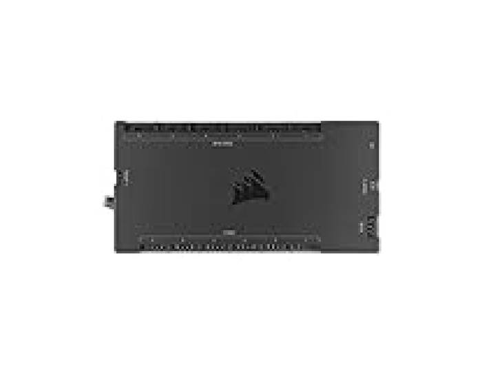 Corsair iCUE COMMANDER CORE XT, Contrôleur Connecté de l’éclairage RGB et de la Vitesse de Ventilation (jusqu’à Six Ventilateurs et 264 LED RGB, Zero RPM, Surveillance de Température) Noir