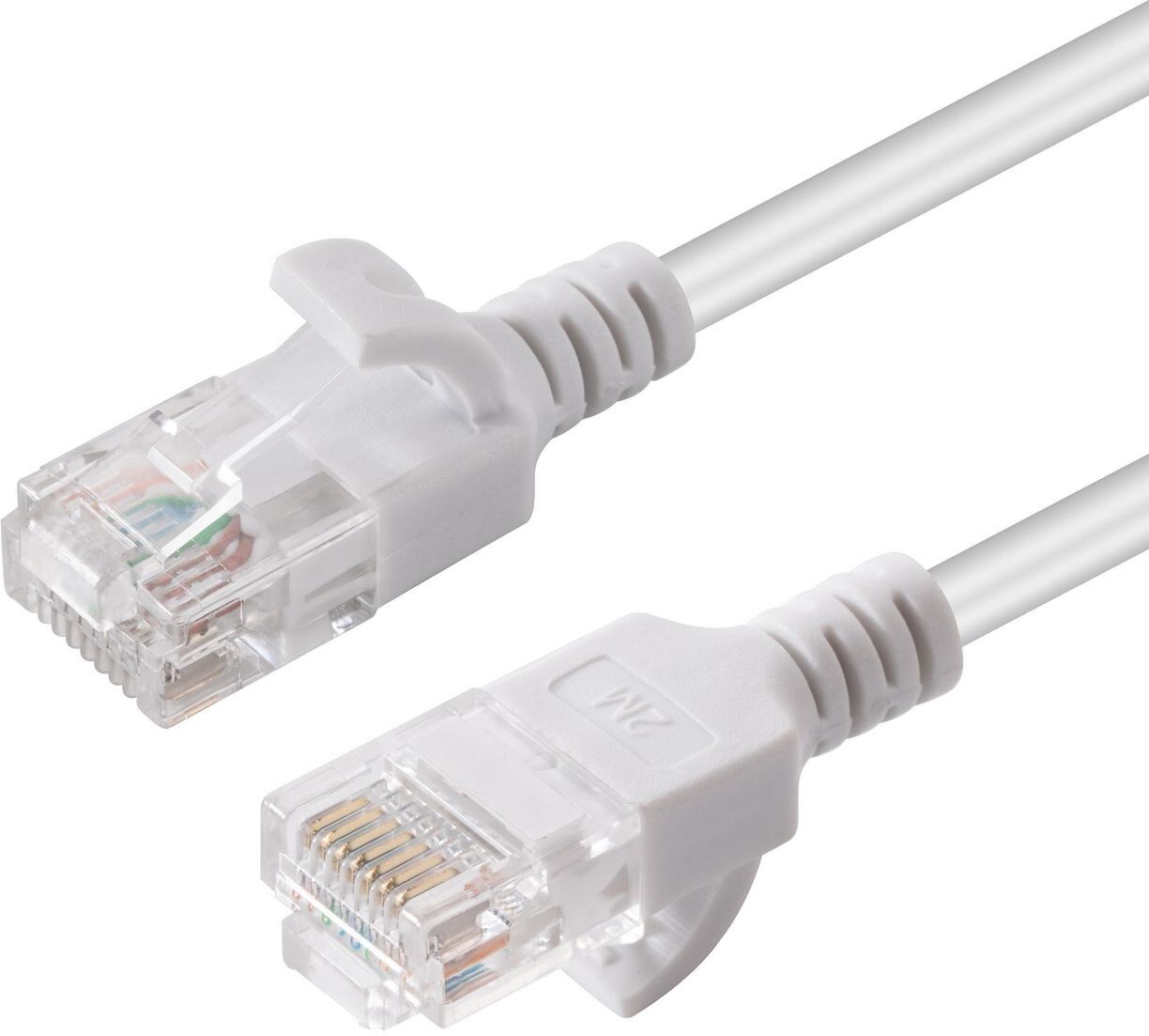Microconnect U/UTP CAT6A Slim LSZH Network Cable 1.5m - White
