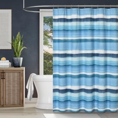 BALBOA SHOWER CURTAIN by Royal Court in Teal (Size ONE SIZE)