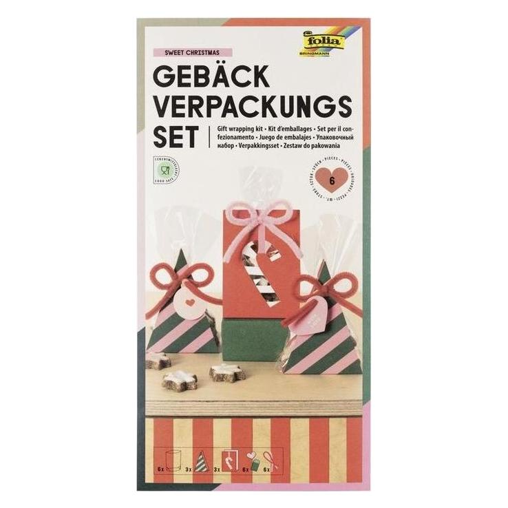 Folia PP-Bodenbeutel SWEET CHRISTMAS 6 St. (6x) (48206)