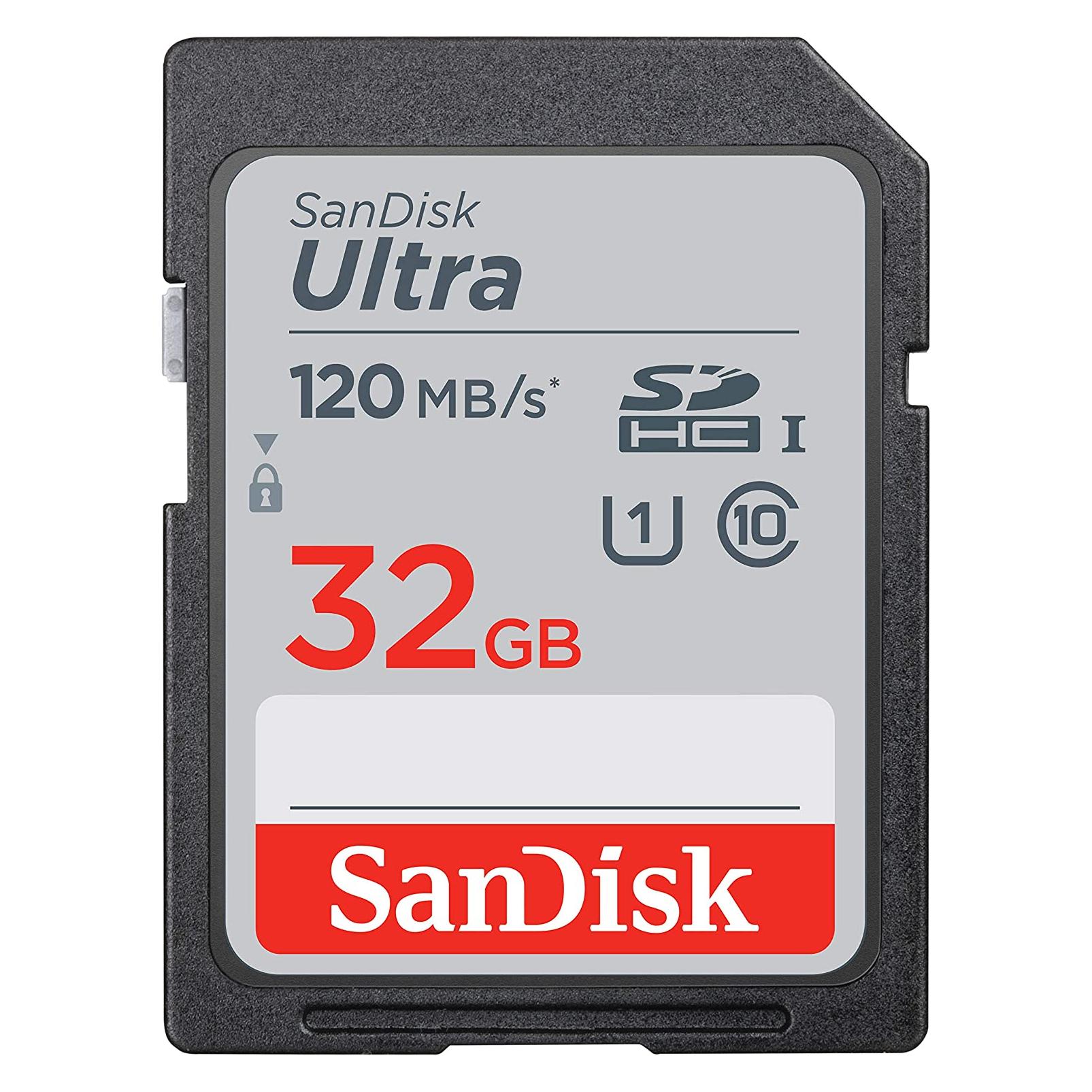 Sandisk Ultra (32 GB, SDHC, U1, UHS-I) (SDSDUN4-032G-GN6IN)