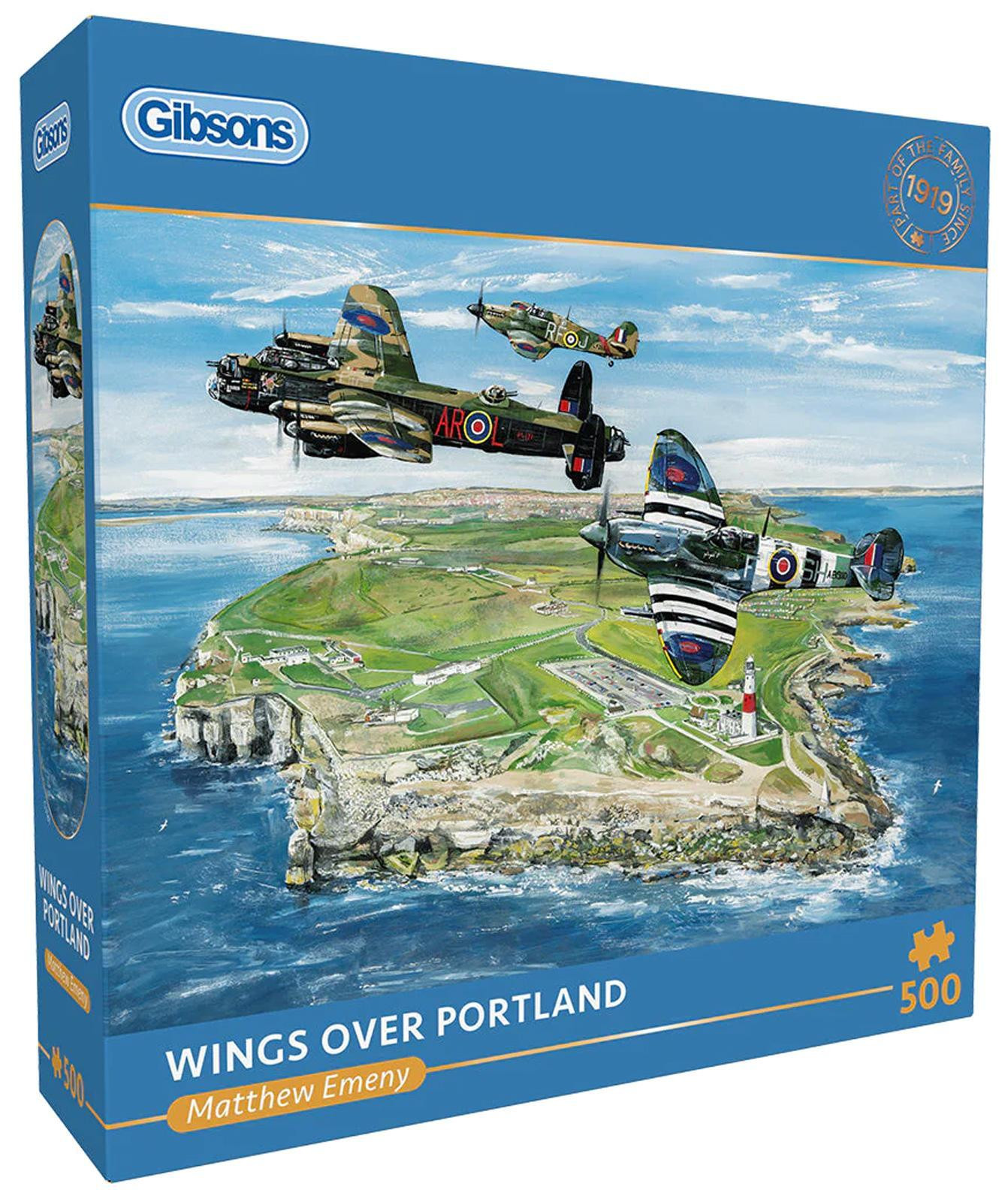 Gibsons Wings Over Portland Legpuzzel met 500 stukjes