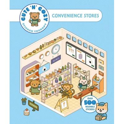 Cute 'n' Cozy Sticker Therapy: Convenience Stores, Taschenbuch von Skittledog, Thames and Hudson, 978-1-83776-140-1
