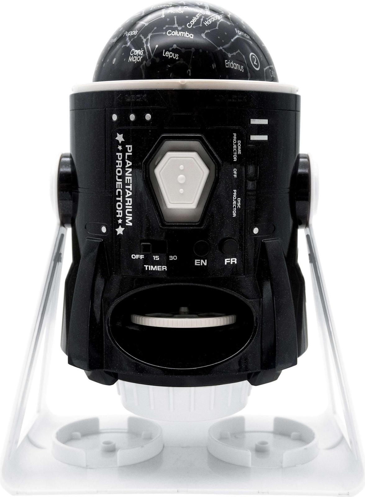 Lexibook 360° Talking Planetarium Projector met 24 projecties, sterrenkaart en educatief boekje (Frans/Engels)