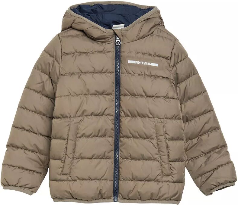 s. Oliver - Jacke, Gepolsterte Jacke mit Kapuze, 122, Hellbraun