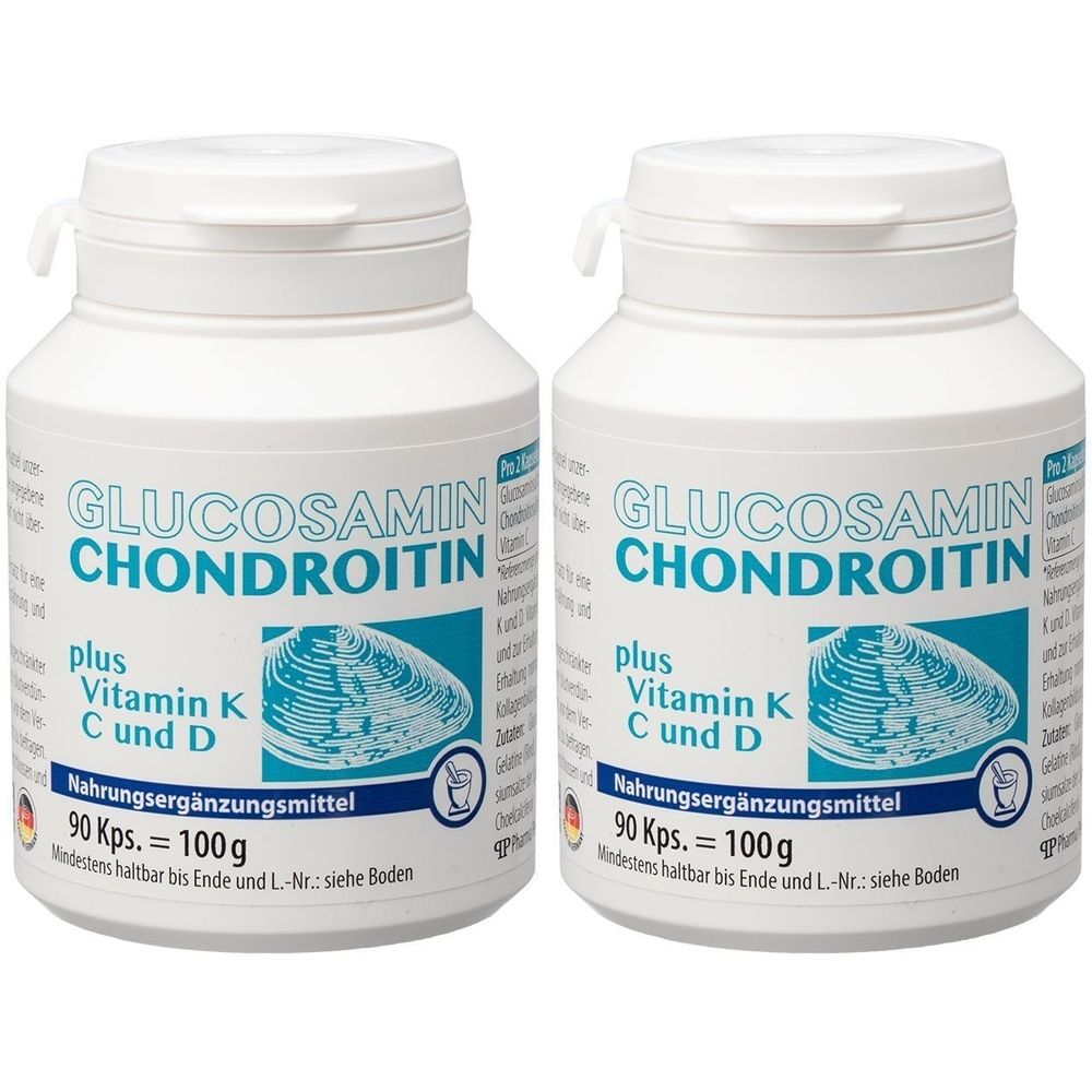GLUCOSAMIN-CHONDROITIN+Vitamin K Kapseln 2x 2x90 St