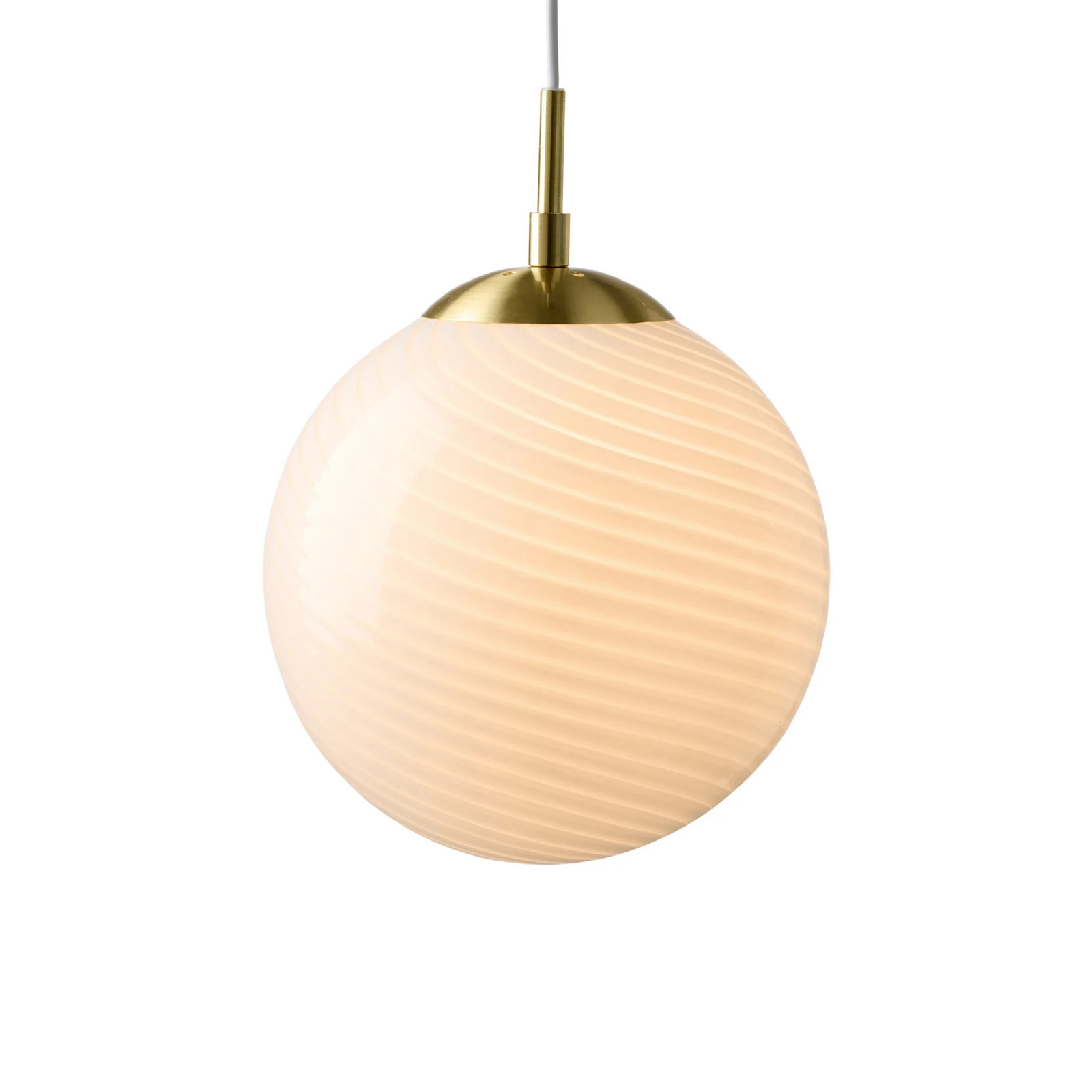 Halo Design CANDY BALL hanglamp - Opaal/Oud messing - Ø 20 cm