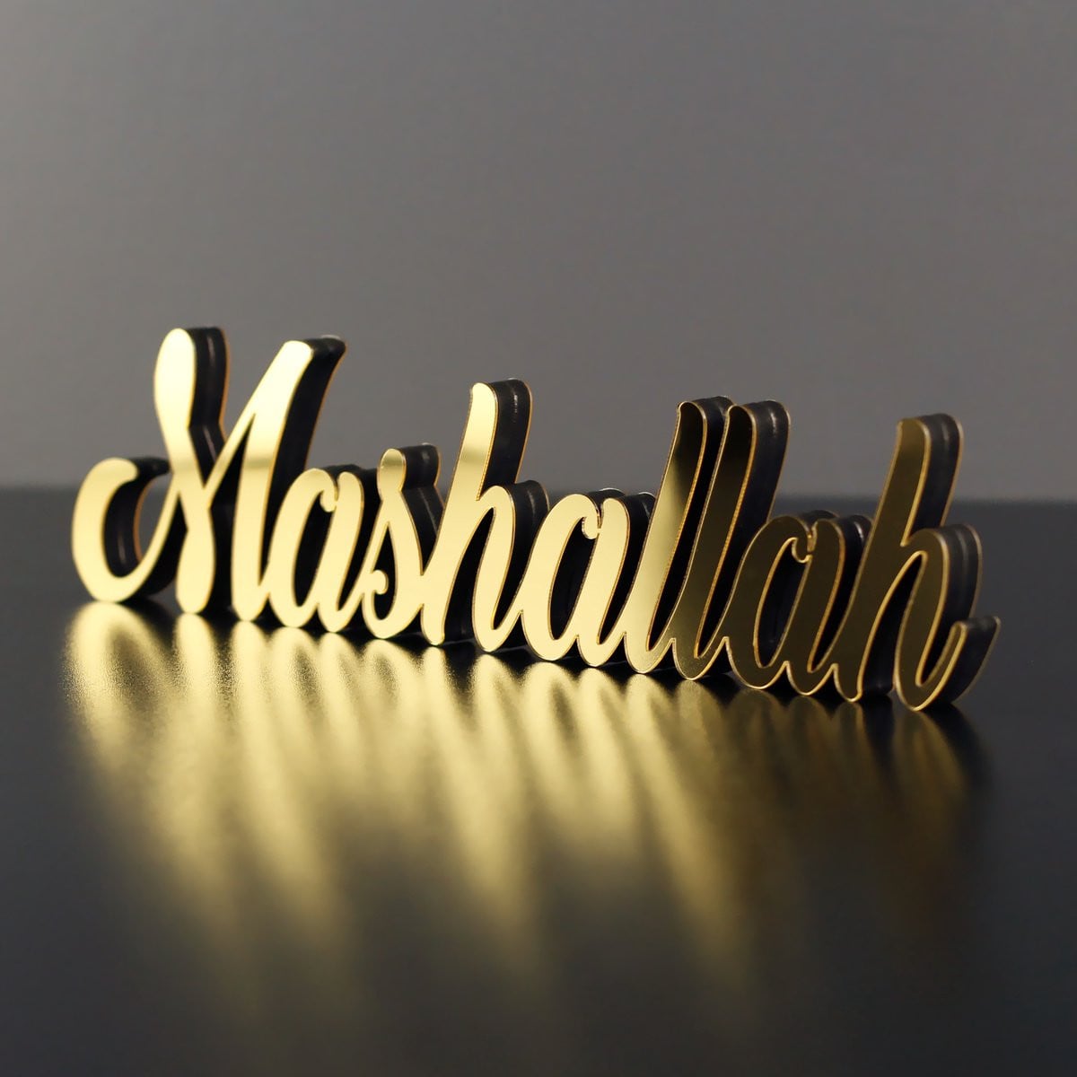 Mashallah Islamitische Decoratie - Goud - Ramadan en Eid Cadeau