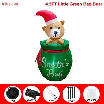 Uplift Picks LED Christmas Inflatable Decoration Light Up Holiday Lawn Figure a us
