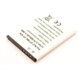 AGI 12053 - Spiele-Controllerbatterie - Schwarz - ALCATEL OT-282 - Lithium-Ion (Li-I, Smartphone Akku